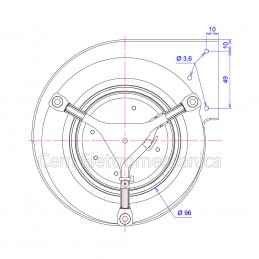 Ventilatore centrifugo doppia aspirazione ECOFIT 101 W - 2GDS15