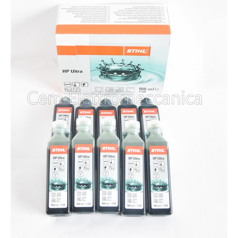 Olio per miscela Stihl HP Ultra 10 x 100 ml per motori 2 tempi