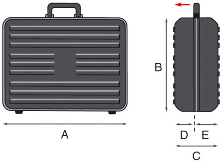 Valigia porta utensili BOXER Specifiche tecniche